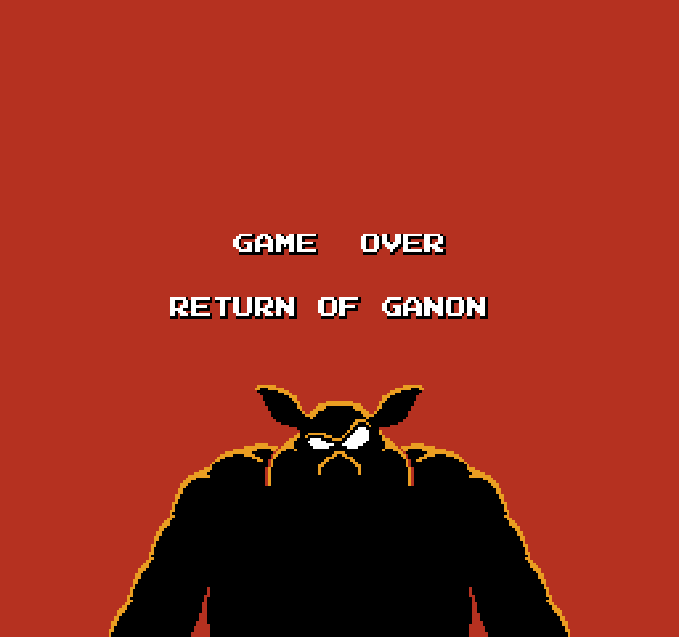 "Ganon" in the second English Zelda game "Ganon" in the second English Zelda game