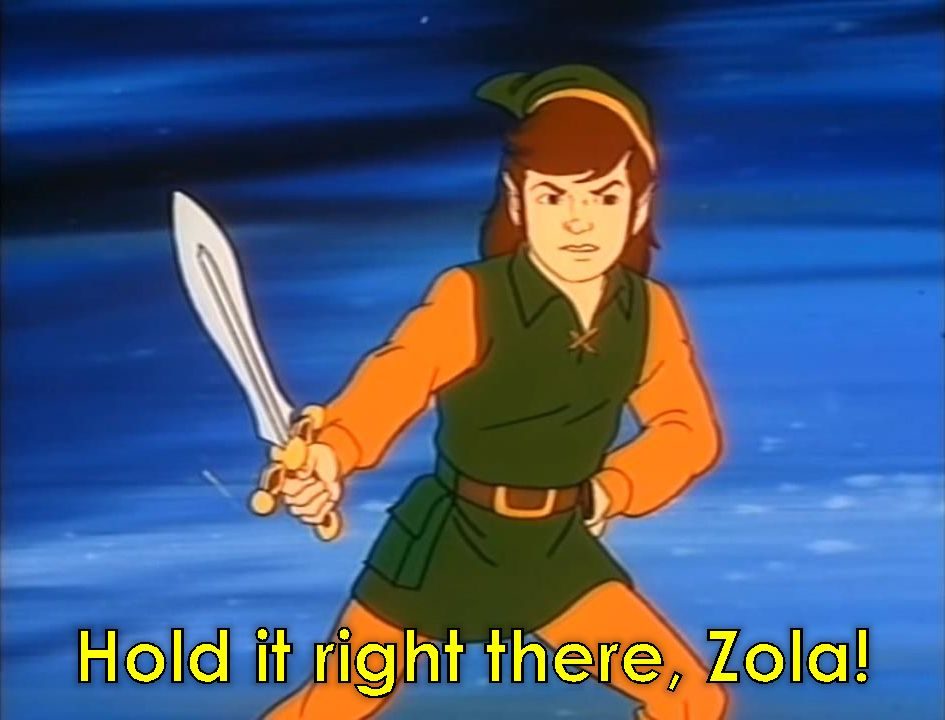 "Zola" in the English-language animated series "Zola" in the English-language animated series
