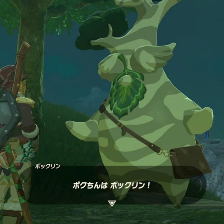 The big, childlike Korok guy in The Legend of Zelda: Breath of the Wild uses boku-chin The big, childlike Korok guy in The Legend of Zelda: Breath of the Wild uses boku-chin