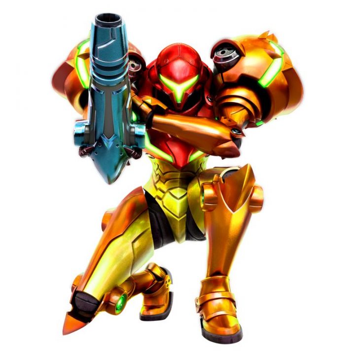 The bounty hunter Samus Aran from the Metroid series uses watashi The bounty hunter Samus Aran from the Metroid series uses watashi