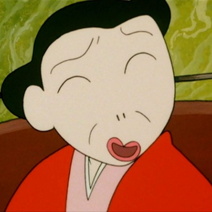 This lady from a Crayon Shin-chan movie speaks with a Kyoto dialect and uses wate This lady from a Crayon Shin-chan movie speaks with a Kyoto dialect and uses wate
