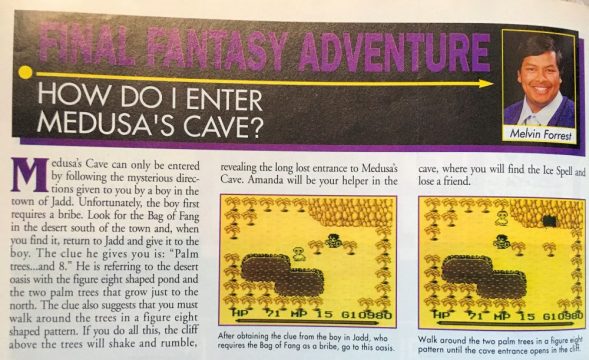 Issue 35 of Nintendo Power covers the palm tree puzzle again, this time with a dedicated Counselor Corner's entry Issue 35 of Nintendo Power covers the palm tree puzzle again, this time with a dedicated Counselor Corner's entry