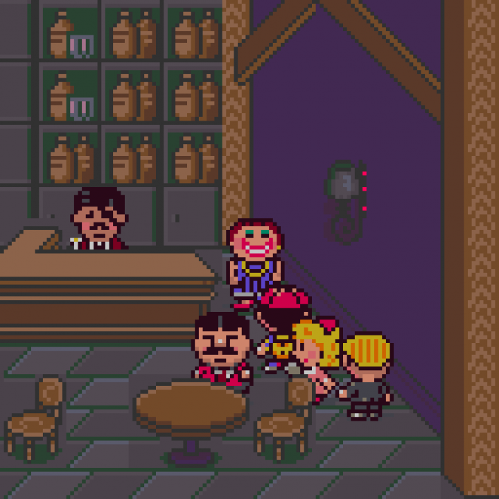 The woman by the counter is named "Betty" The woman by the counter is named "Betty"