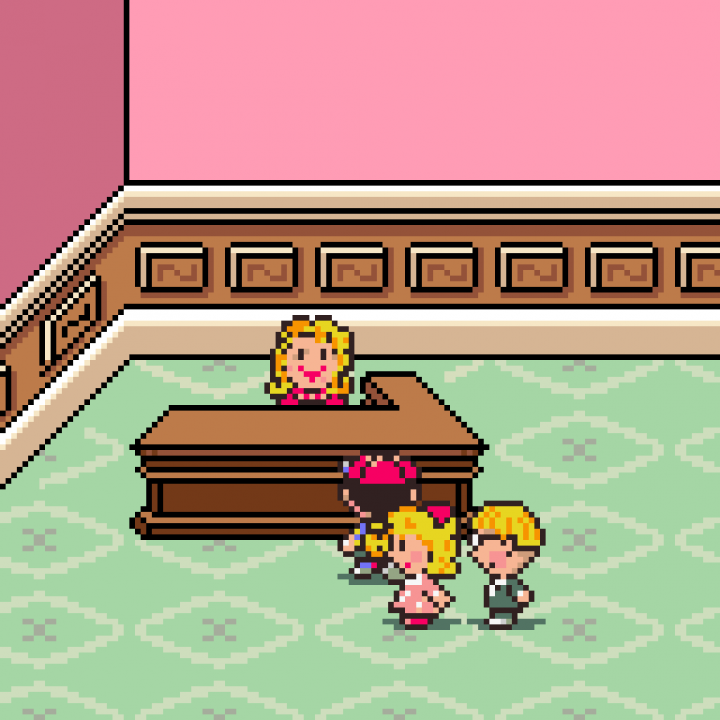 The Fourside Museum receptionist is named "Catherine" The Fourside Museum receptionist is named "Catherine"