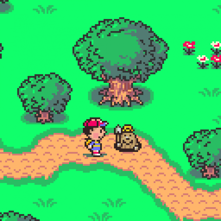 The helpful mole in Onett is named "Holly" The helpful mole in Onett is named "Holly"