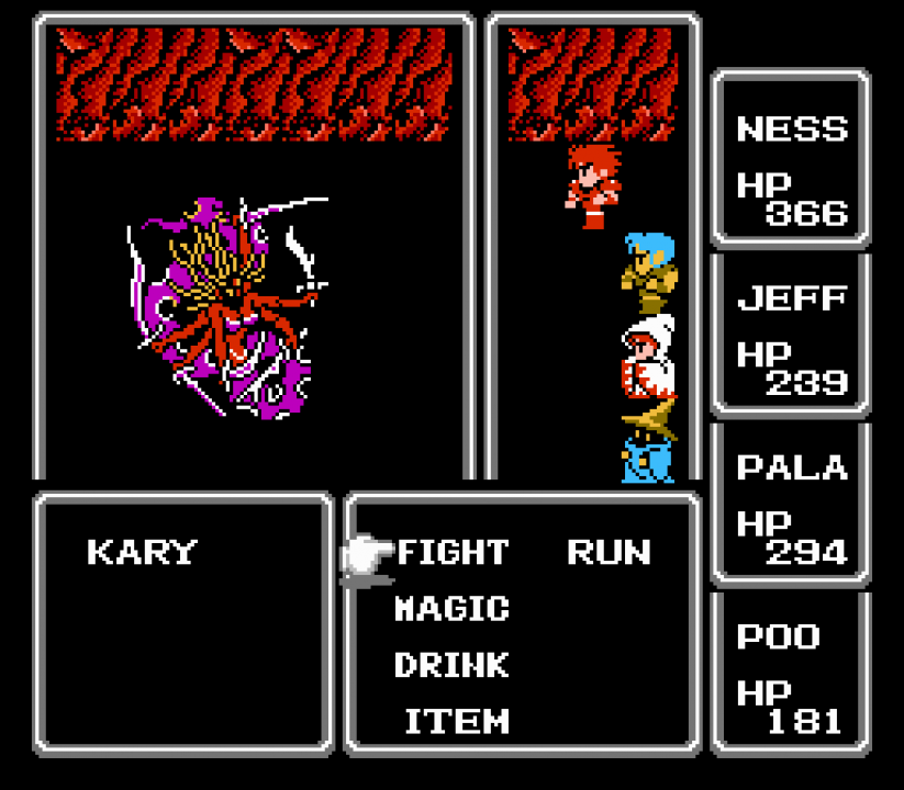 "Marilith" was similarly renamed "Kary" in the English release of Final Fantasy (NES), released a year before Final Fantasy Adventure "Marilith" was similarly renamed "Kary" in the English release of Final Fantasy (NES), released a year before Final Fantasy Adventure