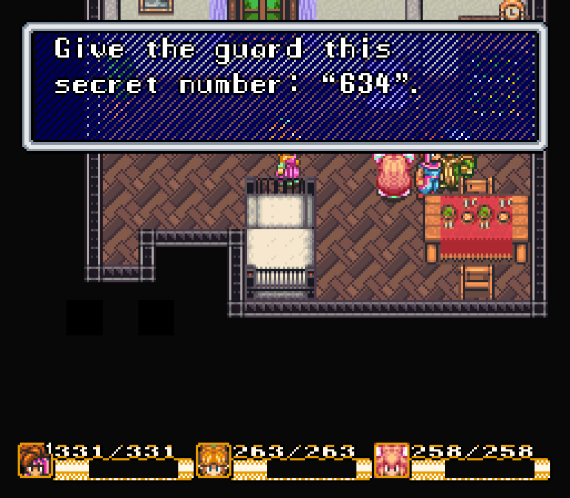 In Seiken Densetsu 2 ("Legend of the Holy Sword 2", aka Secret of Mana), the number "634" is used as a password. This number is sometimes used as goro awase for "Musashi", a famous samurai known for his unprecedented sword techniques In Seiken Densetsu 2 ("Legend of the Holy Sword 2", aka Secret of Mana), the number "634" is used as a password. This number is sometimes used as goro awase for "Musashi", a famous samurai known for his unprecedented sword techniques