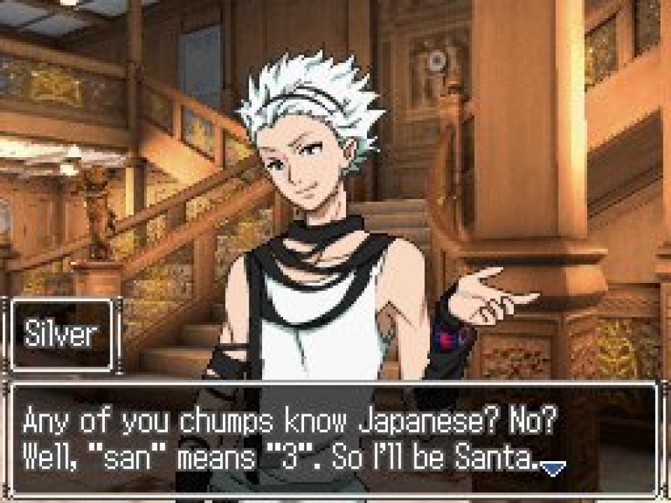 The Japanese version of 999 relies on goro awase in part of its core story. The English translation handles the wordplay by explaining the Japanese language The Japanese version of 999 relies on goro awase in part of its core story. The English translation handles the wordplay by explaining the Japanese language