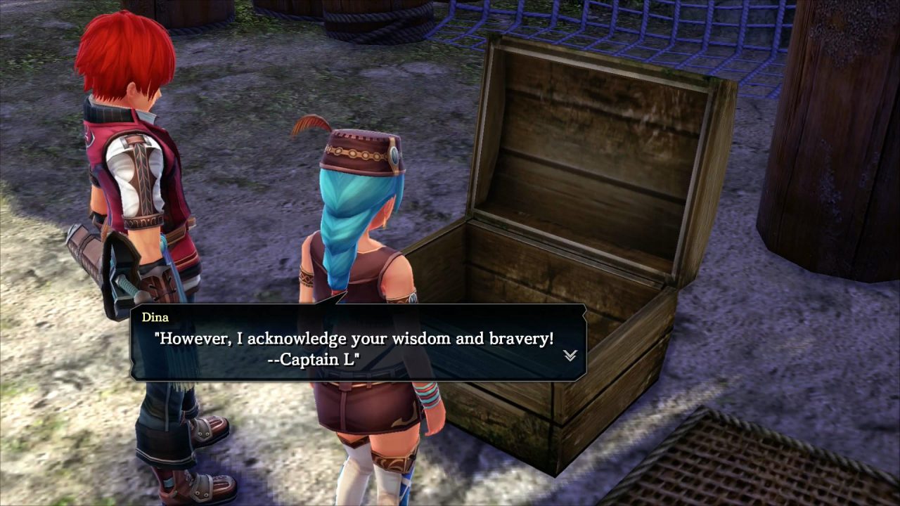 Translation A: "However, I acknowledge your wisdom and bravery! --Captain L"