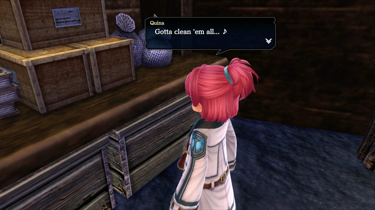 Translation A: "Gotta clean 'em all... ♪"