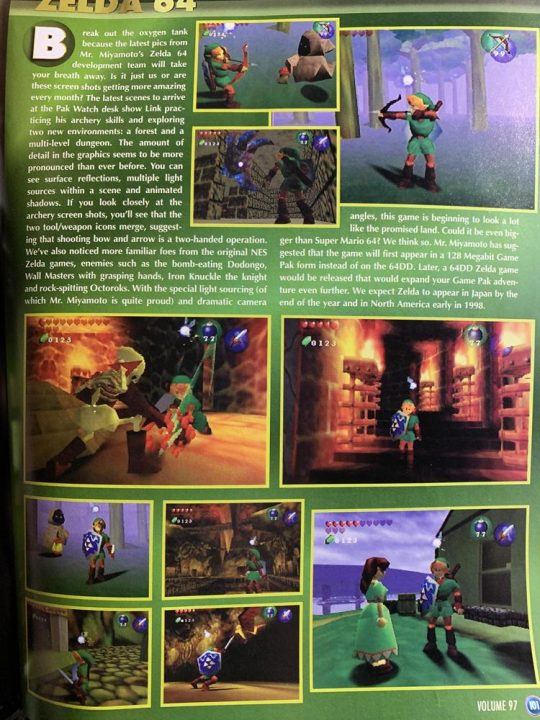 More "Zelda 64" from Nintendo Power More "Zelda 64" from Nintendo Power