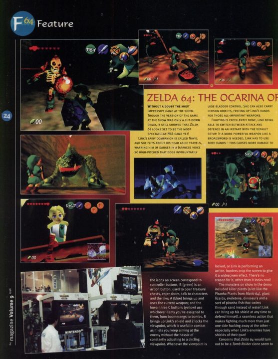 "Zelda 64: The Ocarina of Time" "Zelda 64: The Ocarina of Time"